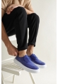 MirgeShoes Lacivert Bağcıklı Erkek Klasik Casual Ayakkabı Rahat Yüksek Kalın BYZ Taban MRG01062467