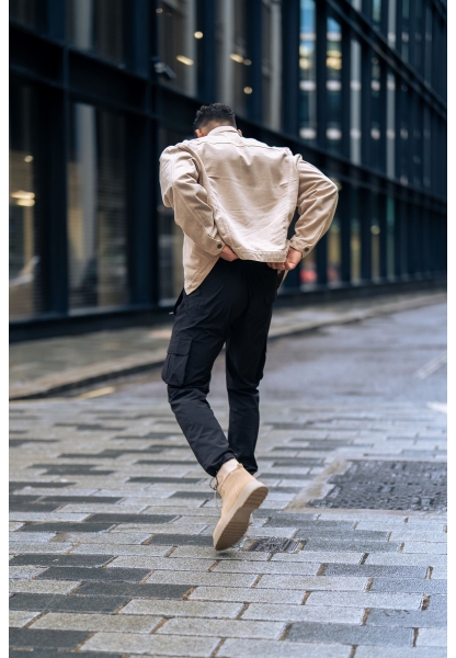 MirgeShoes Kum Bağcıklı Erkek Yarım Bilek Tarz Model Kalın KRM Taban MRG01062543