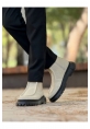 MirgeShoes Kum Bağcıksız Erkek Klasik Chelsea Bot Yüksek Kalın SYH Taban MRG01064751