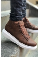 MirgeShoes Taba Çengel Bağcıklı Erkek Yarım Bilek Bot Kalın BYZ Taban MRG01062576