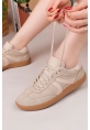 MirgeShoes Kum Bağcıklı Kadın Günlük Spor Ayakkabı Rahat KHV Taban MRG01062939