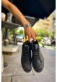 MirgeShoes Siyah Bağcıklı Unisex Santoni Spor Ayakkabı Rahat SYH Taban MRG01063297